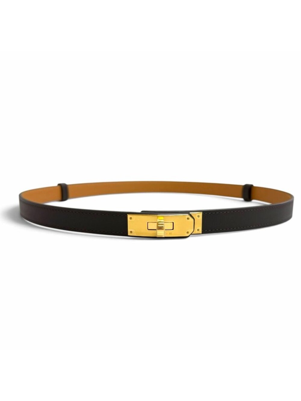 Hermes Kelly 18 Belt Vo Odyssey Veau Epsom Beblanc Gold